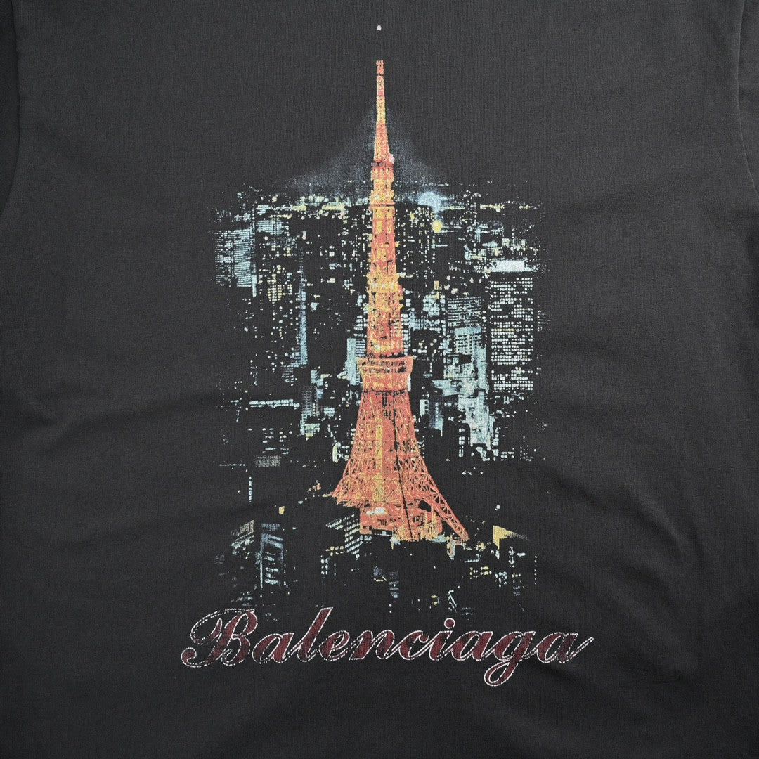 Ba*len*cia*ga tokyo tower t-shirt