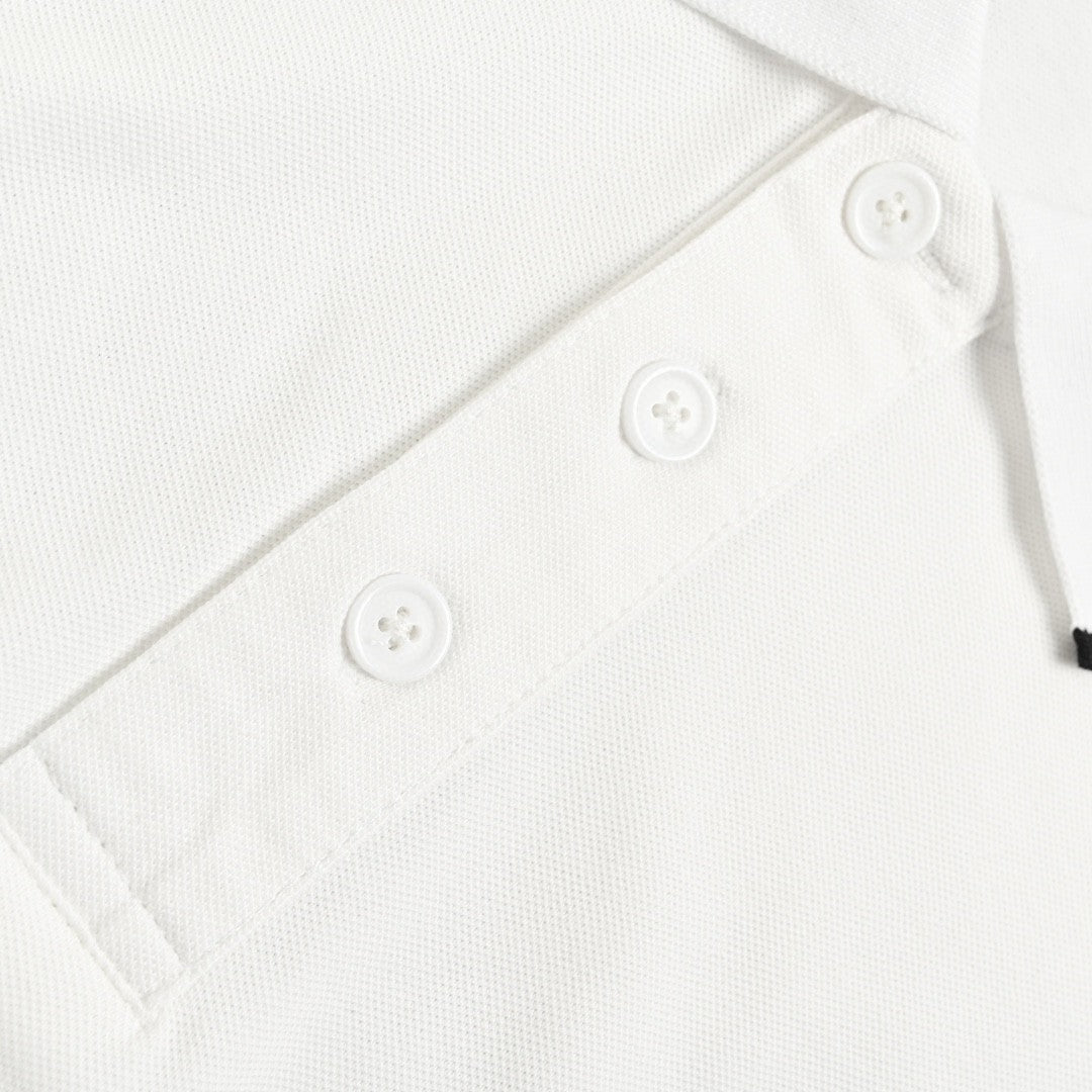 Dior White Polo Shirt