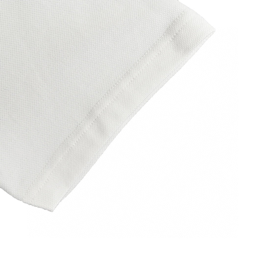 Dior Oblique Embroidered White Polo Shirt