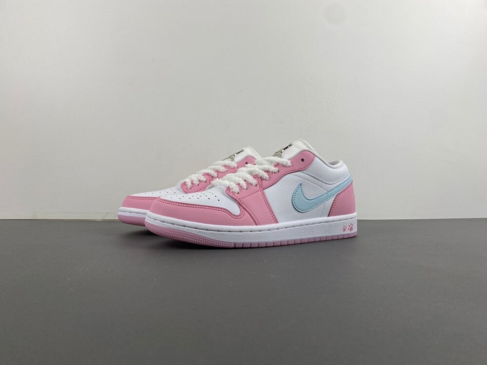 Air Jordan 1 Low "White/Pink Jade"