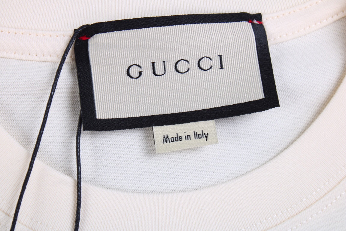 Gucci Lightning Logo T-Shirt (Cream)