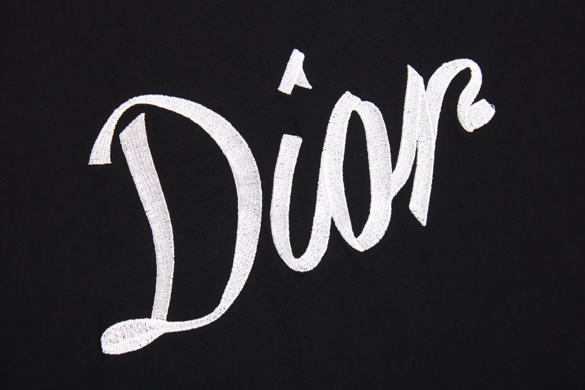 Dior Script Logo T-Shirt (Black)