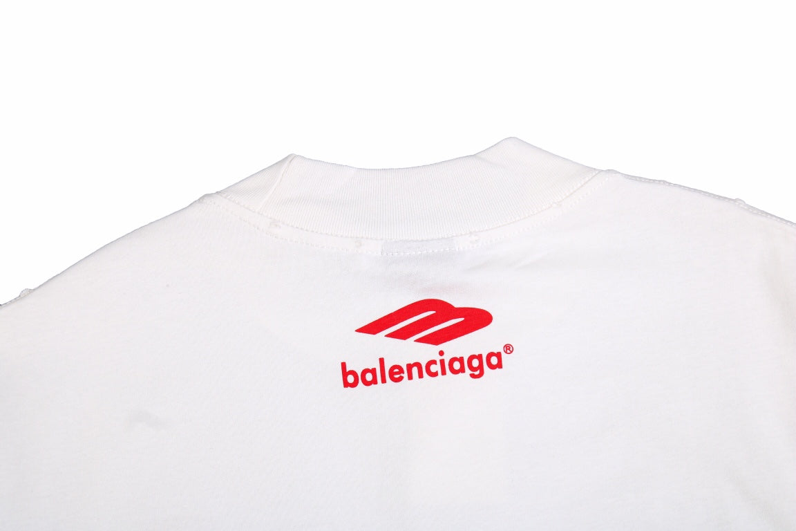 Ba*len*cia*ga logo graphic t-shirt