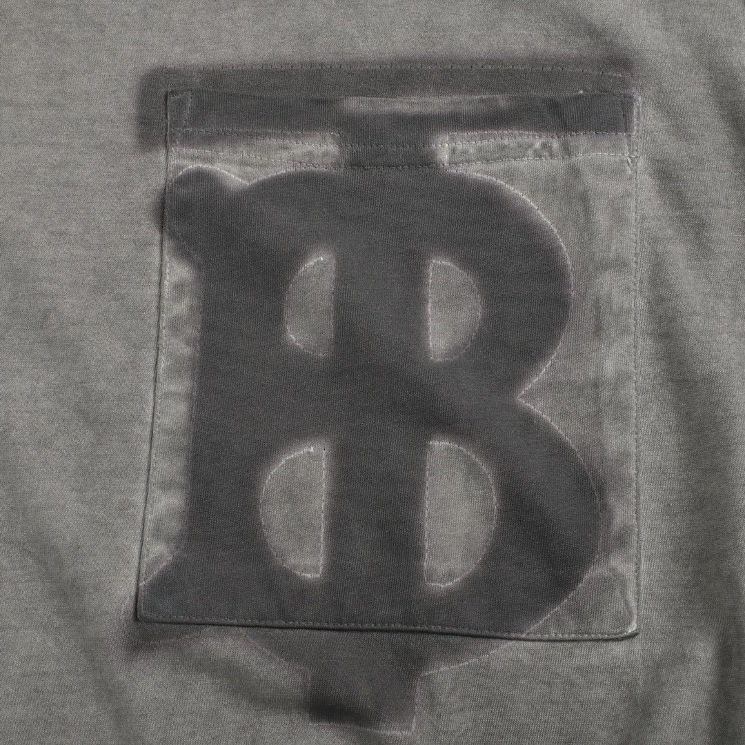 Burberry Grey T-Shirt with Logo