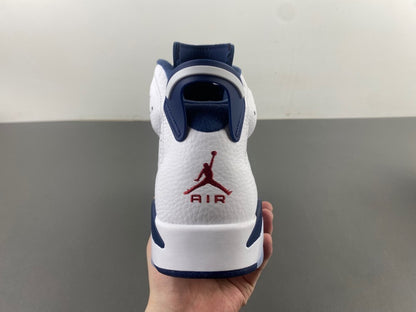 Air Jordan VI Retro "White / Midnight Navy / Varsity Red"