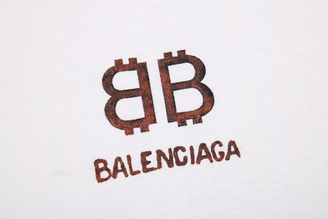 Ba*len*cia*ga "double b logo" t-shirt