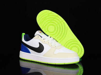 NikeCourt Borough in White/Blue/Green: Clubhouse Heritage