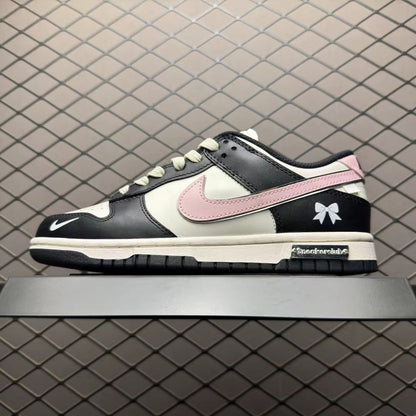 Nike Dunk Low “Black/Pink” – Bold Contrast