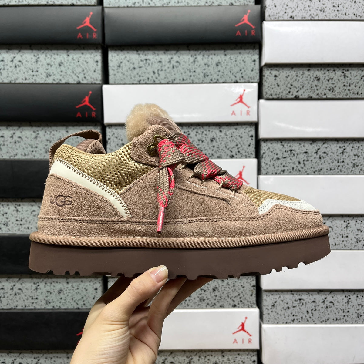 UGG Classic Snow Boot in Pink Brown