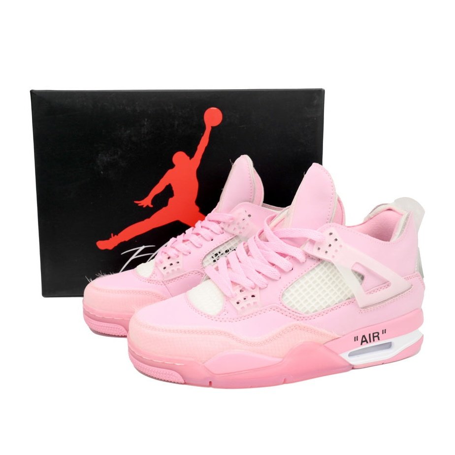 JORDAN 4 x OFF WHITE ROSE PEACH Prime Reps