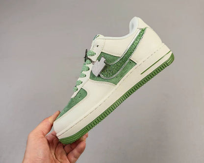 Nike Air Force 1 “Glitter Green” – Iridescent Statement