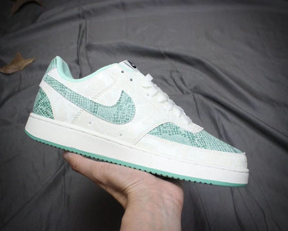 Nike Court Vision Low "White/Green" – Retro Revival