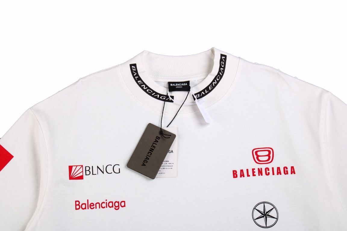 Balenciaga Logo Graphic T-Shirt