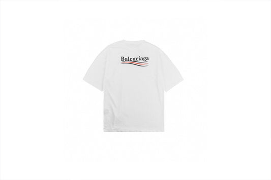 Balenciaga Wave Logo T-Shirt (White)