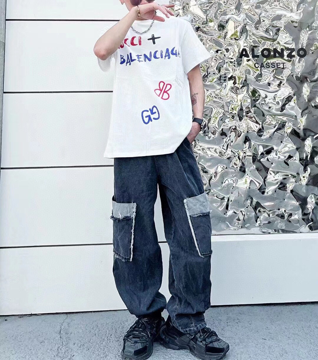 Gucci x Balenciaga T-Shirt (White)