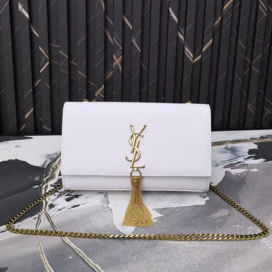Saint Laurent White Bag