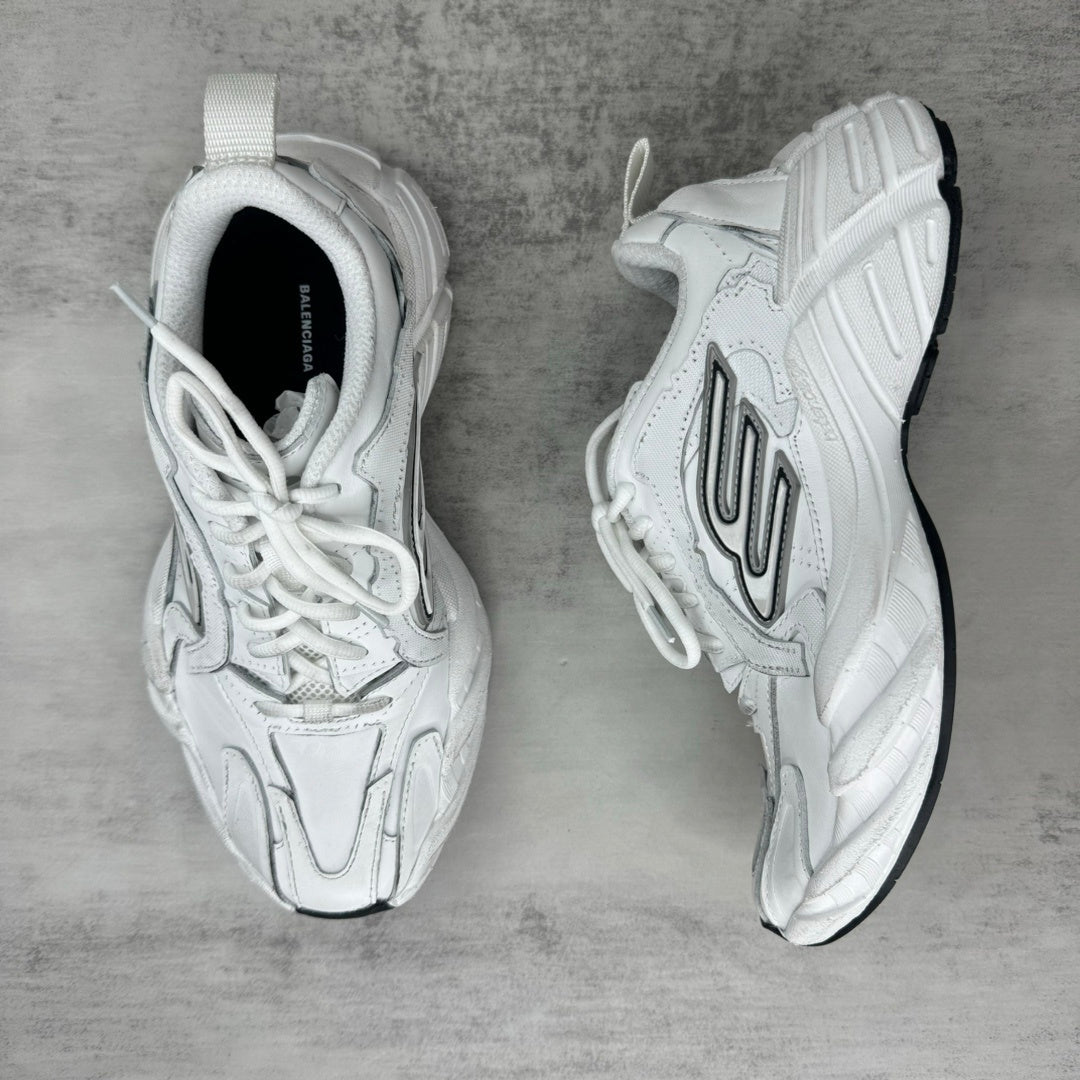 Balenciaga Hamp tons Sneaker in White: Architectural Purity