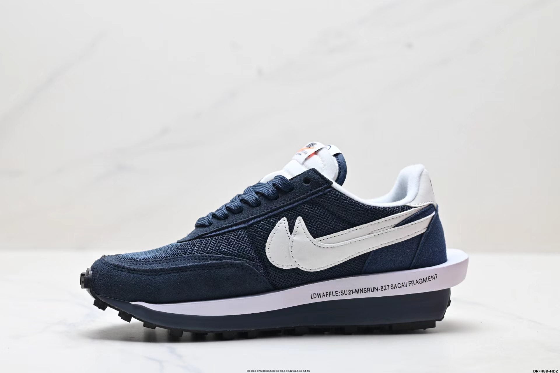 Nike x Sacai LDV Waffle 2.0 in Blue/White: Aerial Deconstruction