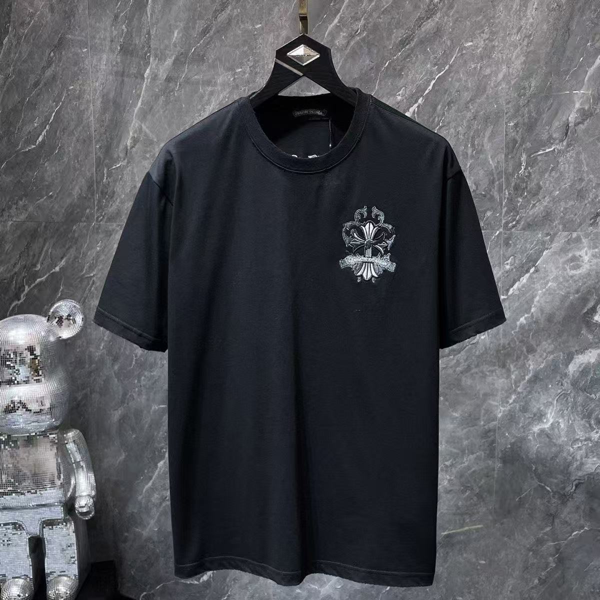 Chrome Hearts Classic Crewneck T-Shirt in Black/Grey
