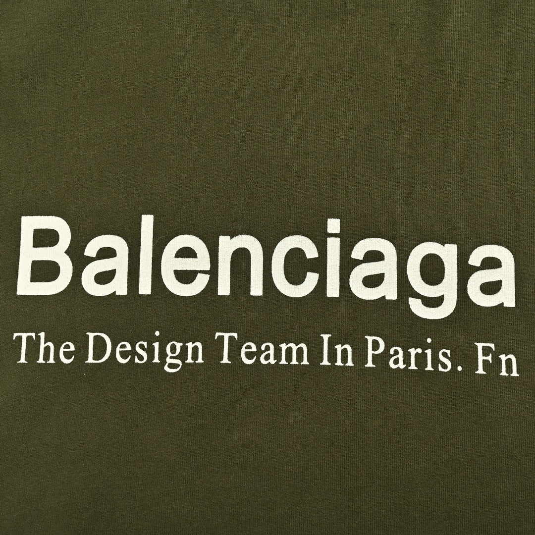 Ba*len*cia*ga design team t-shirt (olive green)