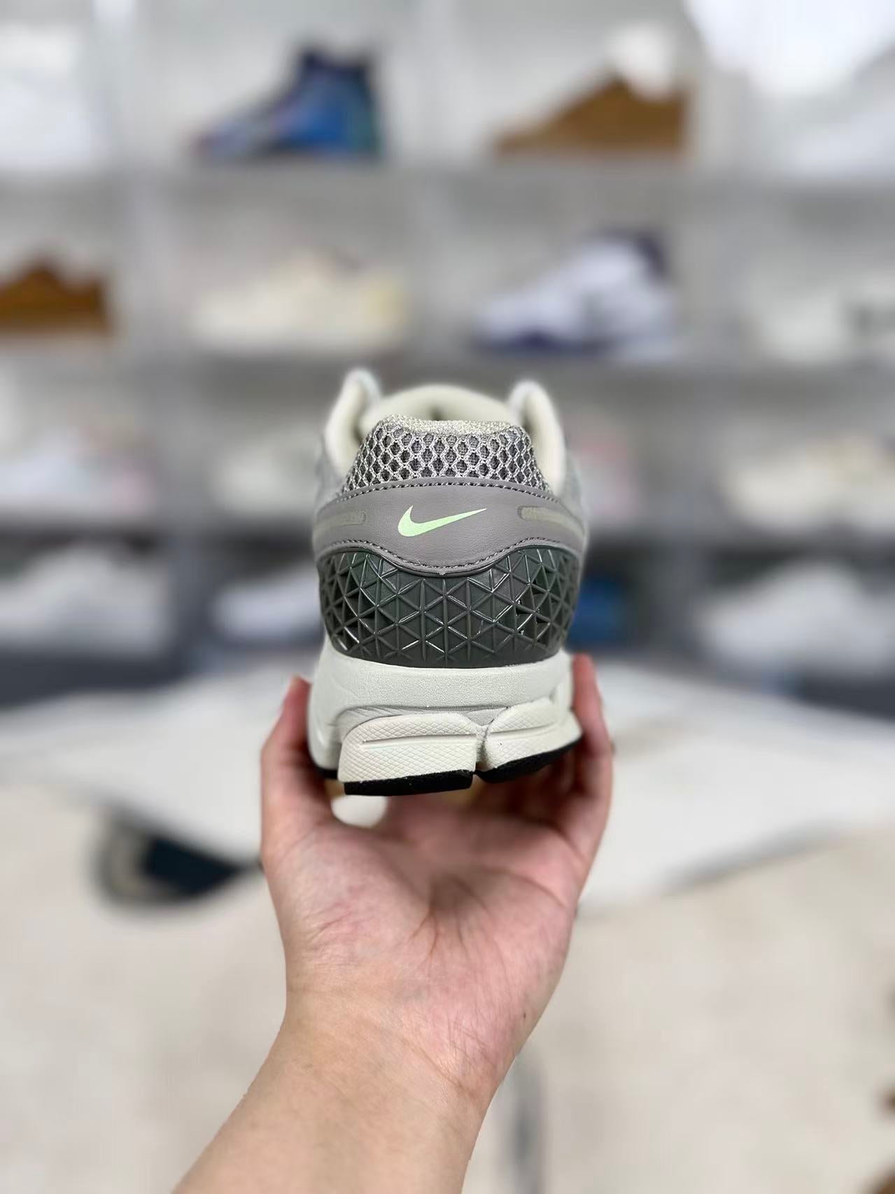Nike Zoom Vomero 5 in Oatmeal/Grey/Green: Terra Gradient