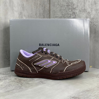 Balenciaga Hamp tons Sneaker in Coffee Brown: Earth-Toned Architecture