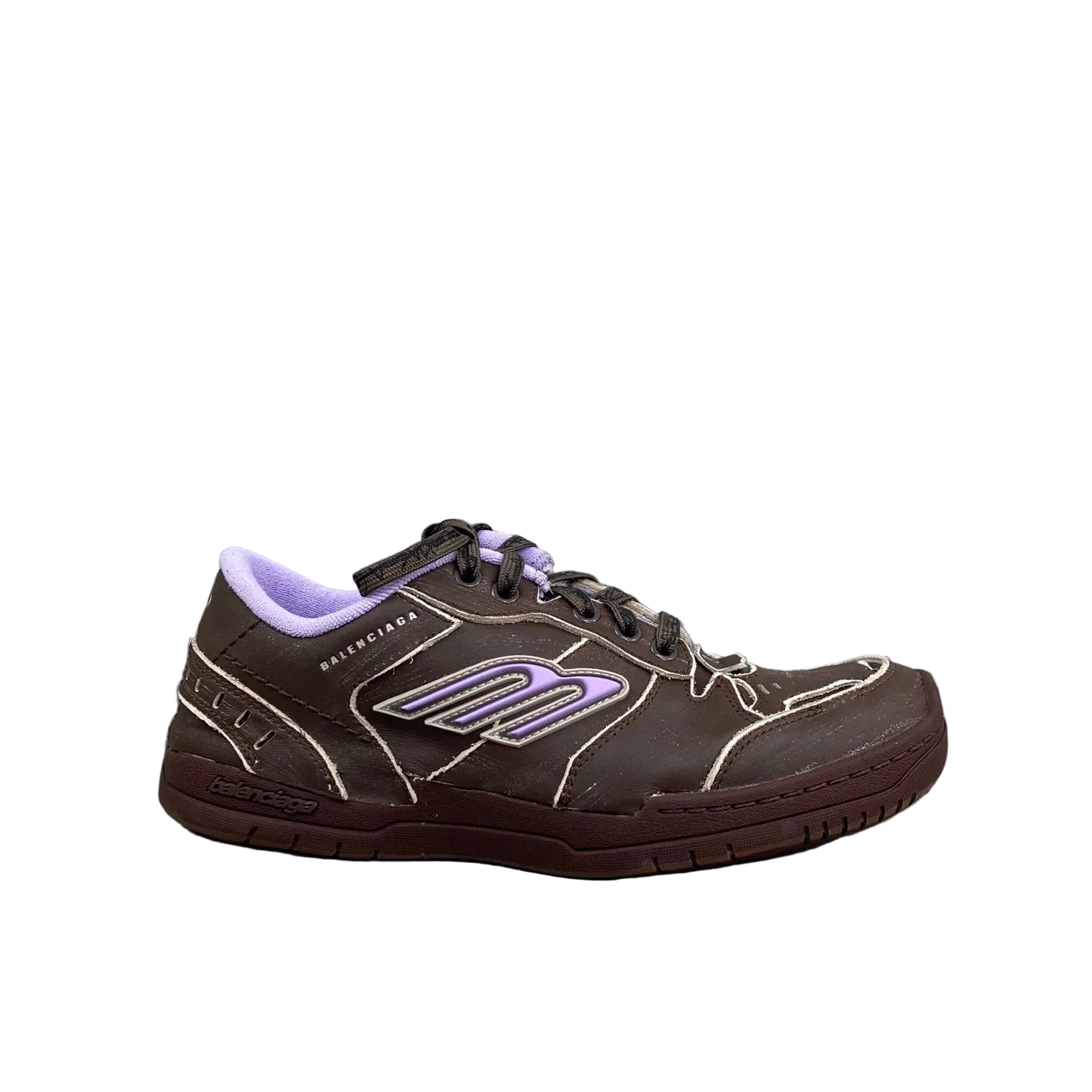 Balenciaga Hamp tons Sneaker in Coffee Brown: Earth-Toned Architecture