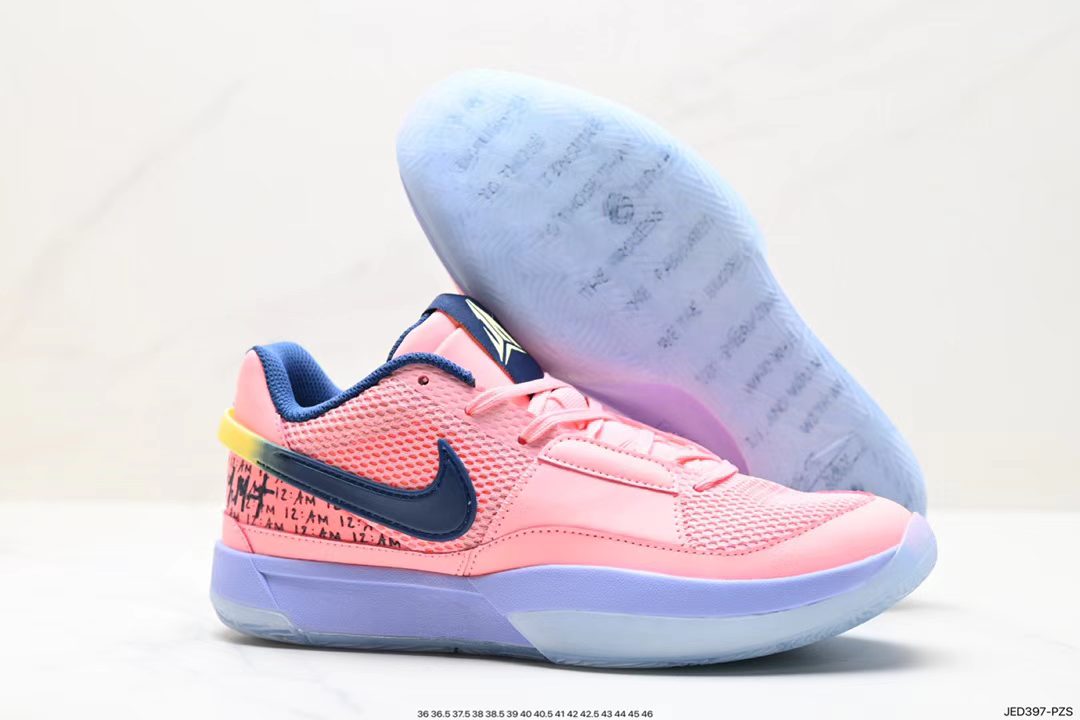 Nike Ja 1 in Pink/Purple: Ethereal Assassin