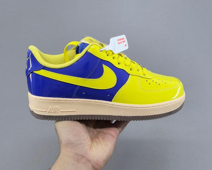 Nike Air Force 1 "Two-Tone Blue/Yellow" – Bold Contrast Styling