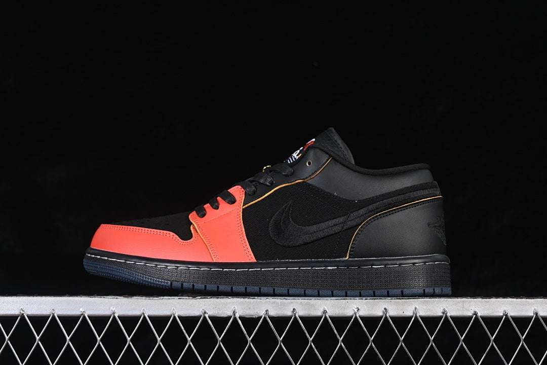 AIR JORDAN 1 LOW "BLACK / VARSITY RED"