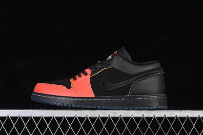 AIR JORDAN 1 LOW "BLACK / VARSITY RED"