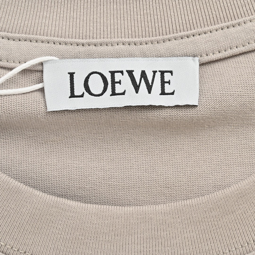 Loewe Pocket Logo T-Shirt in Beige