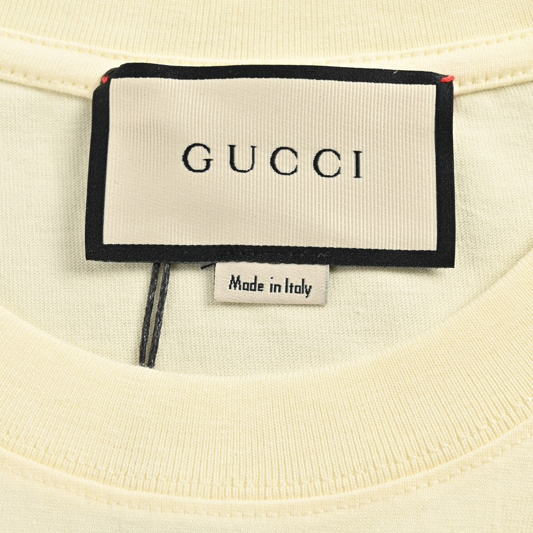 Gucci Interlocking GG Cream T-Shirt