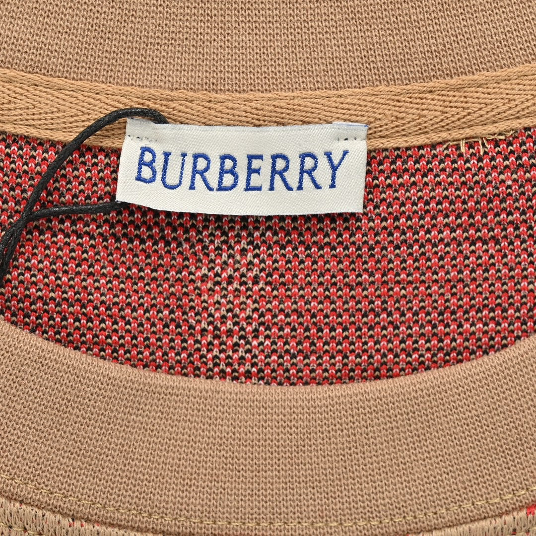 Burberry Beige Check T-Shirt