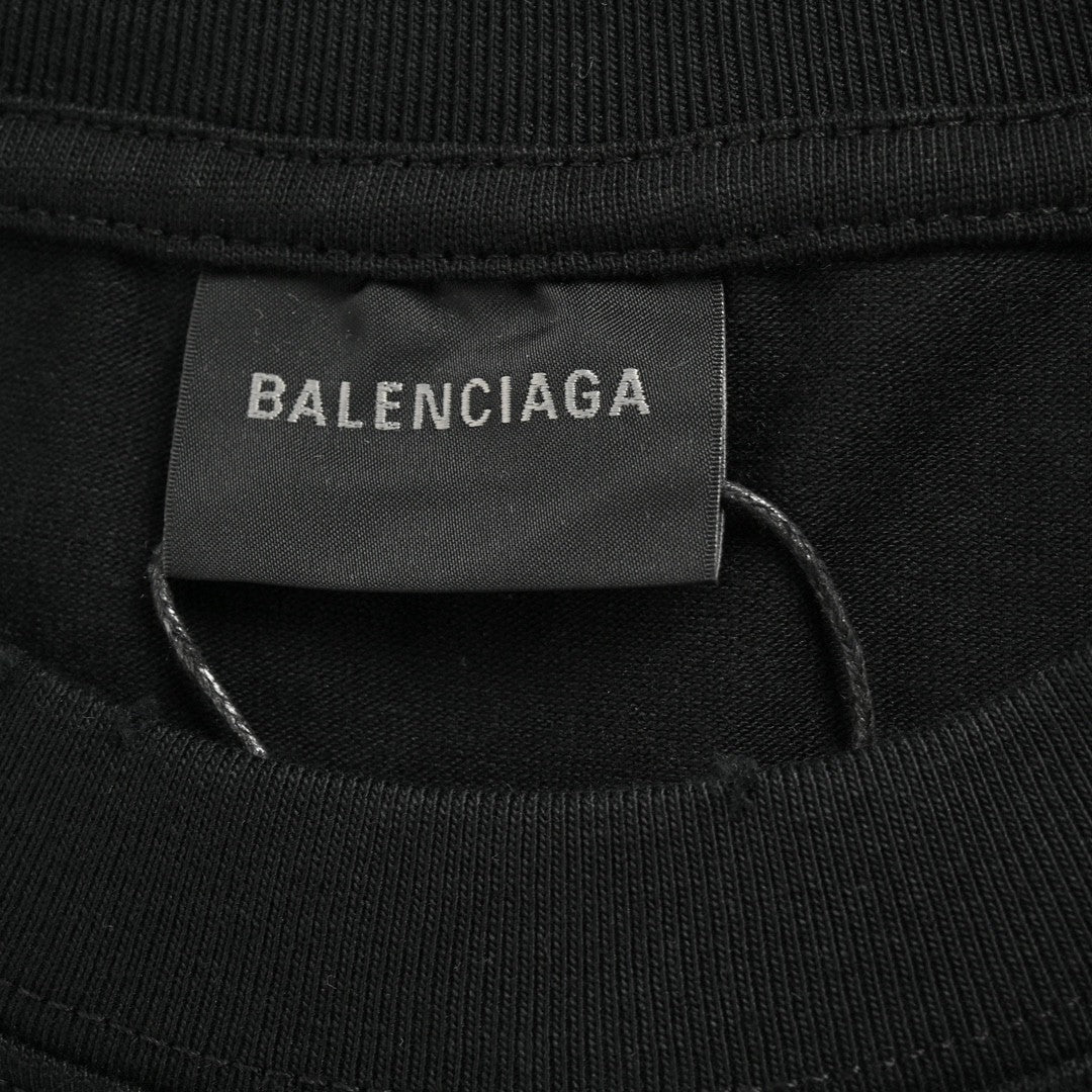 Balenciaga Political Campaign T-Shirt (Black)