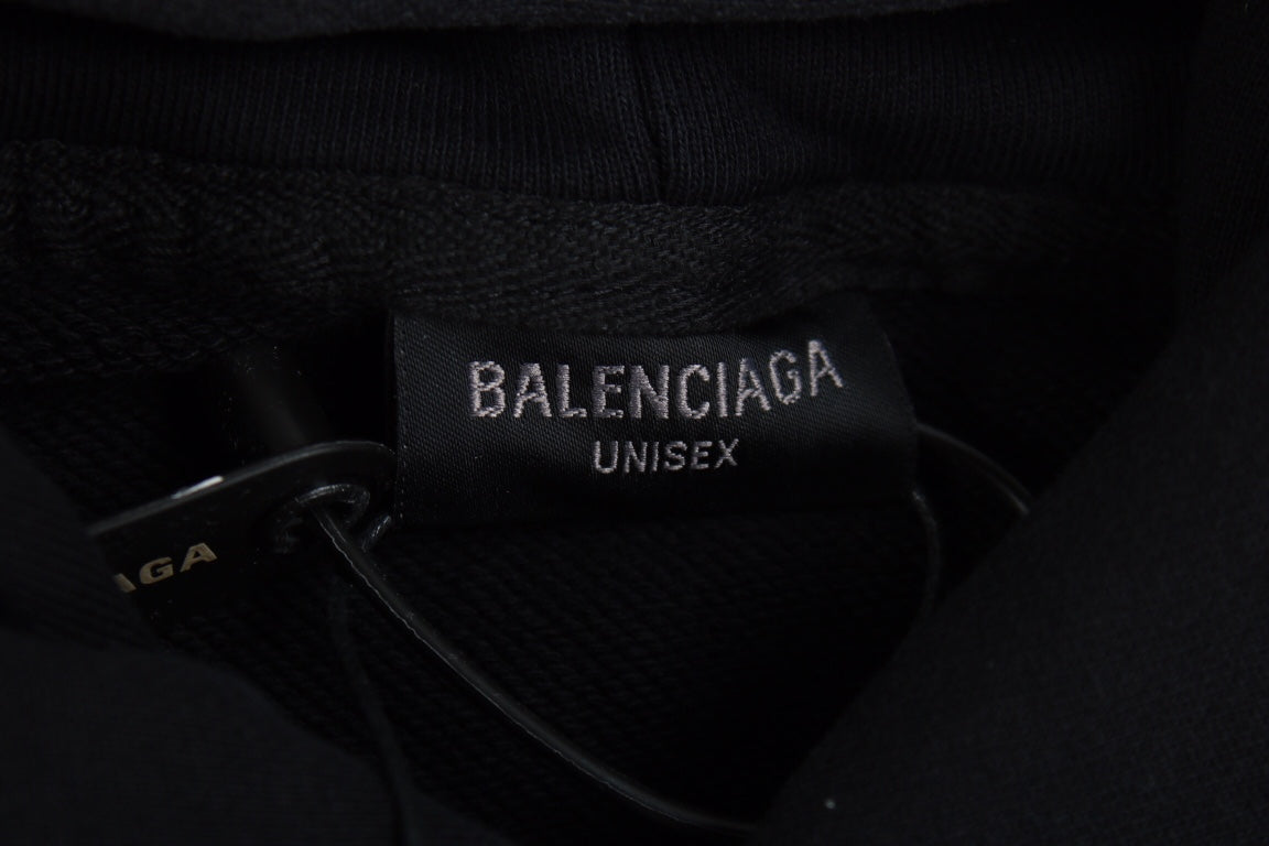 Ba*len*cia*ga black hoodie