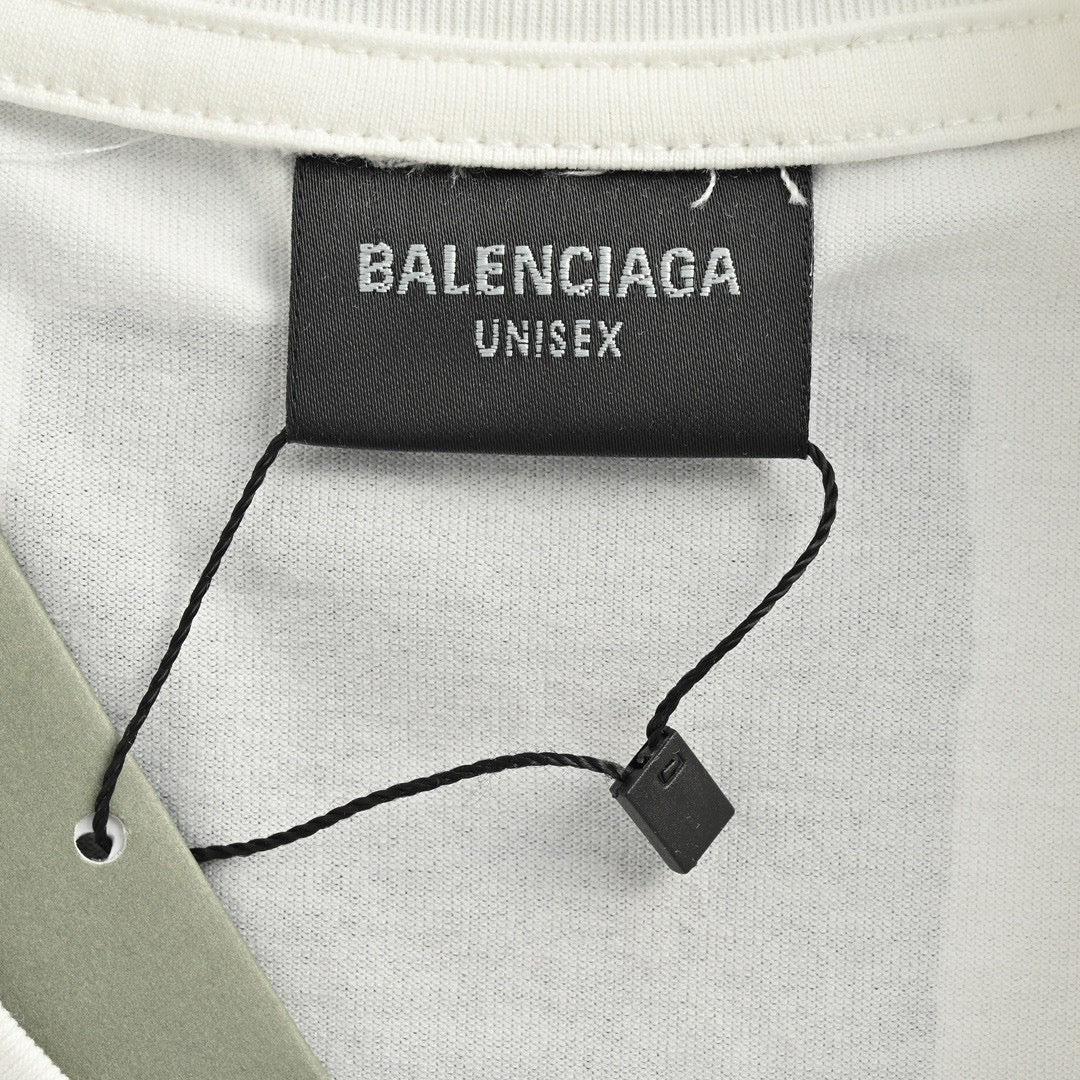 Ba*len*cia*ga x vetements logo t-shirt (white)