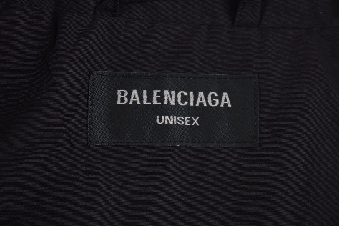 Ba*len*cia*ga black zip-up jacket