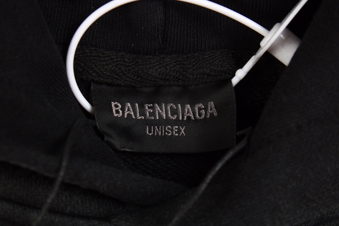 Ba*len*cia*ga black hoodie