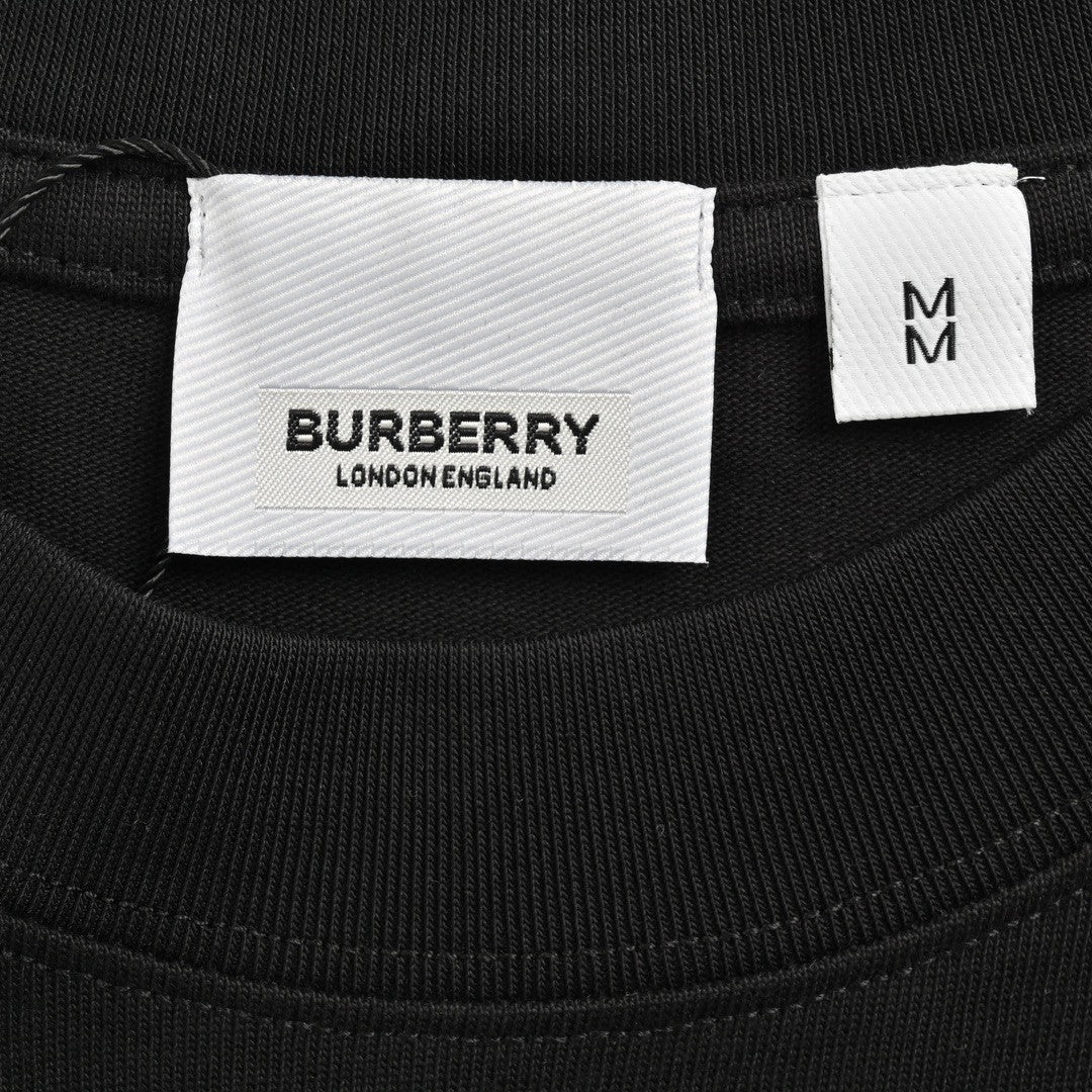 Burberry Knight Motion Logo Black T-Shirt Primereps