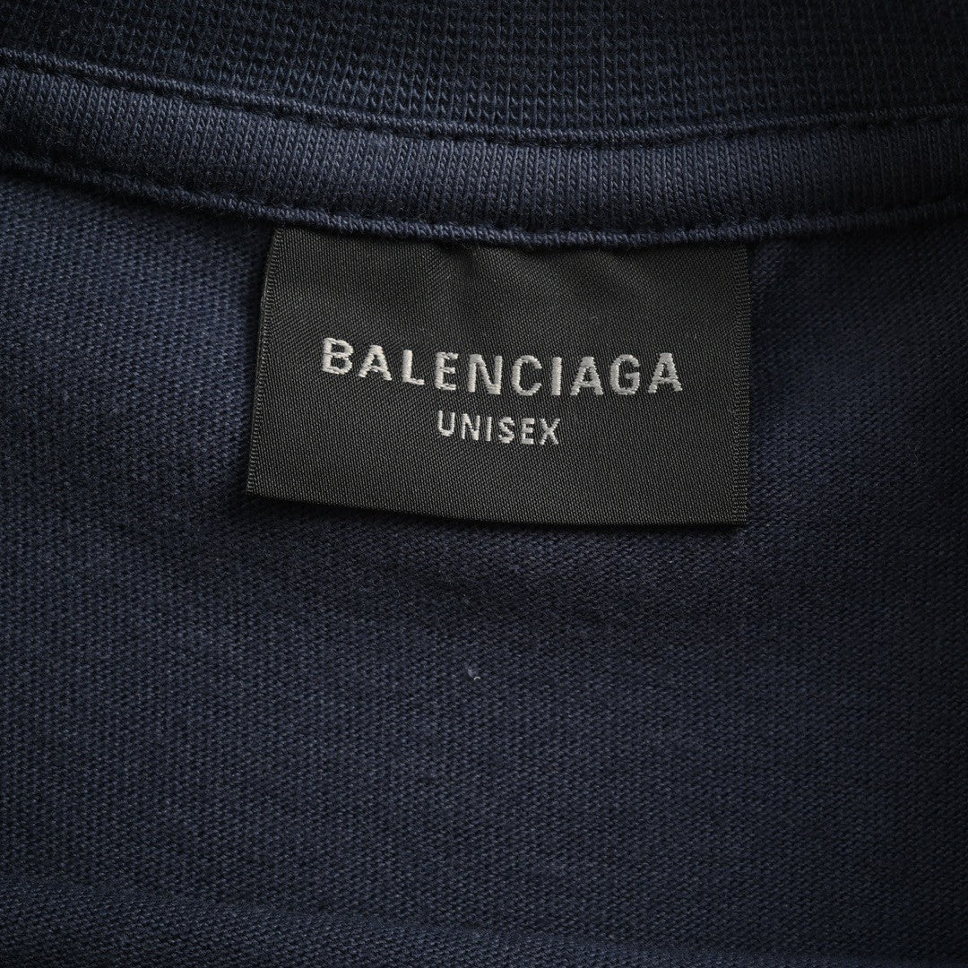 Balenciaga Distressed Logo T-Shirt Primereps