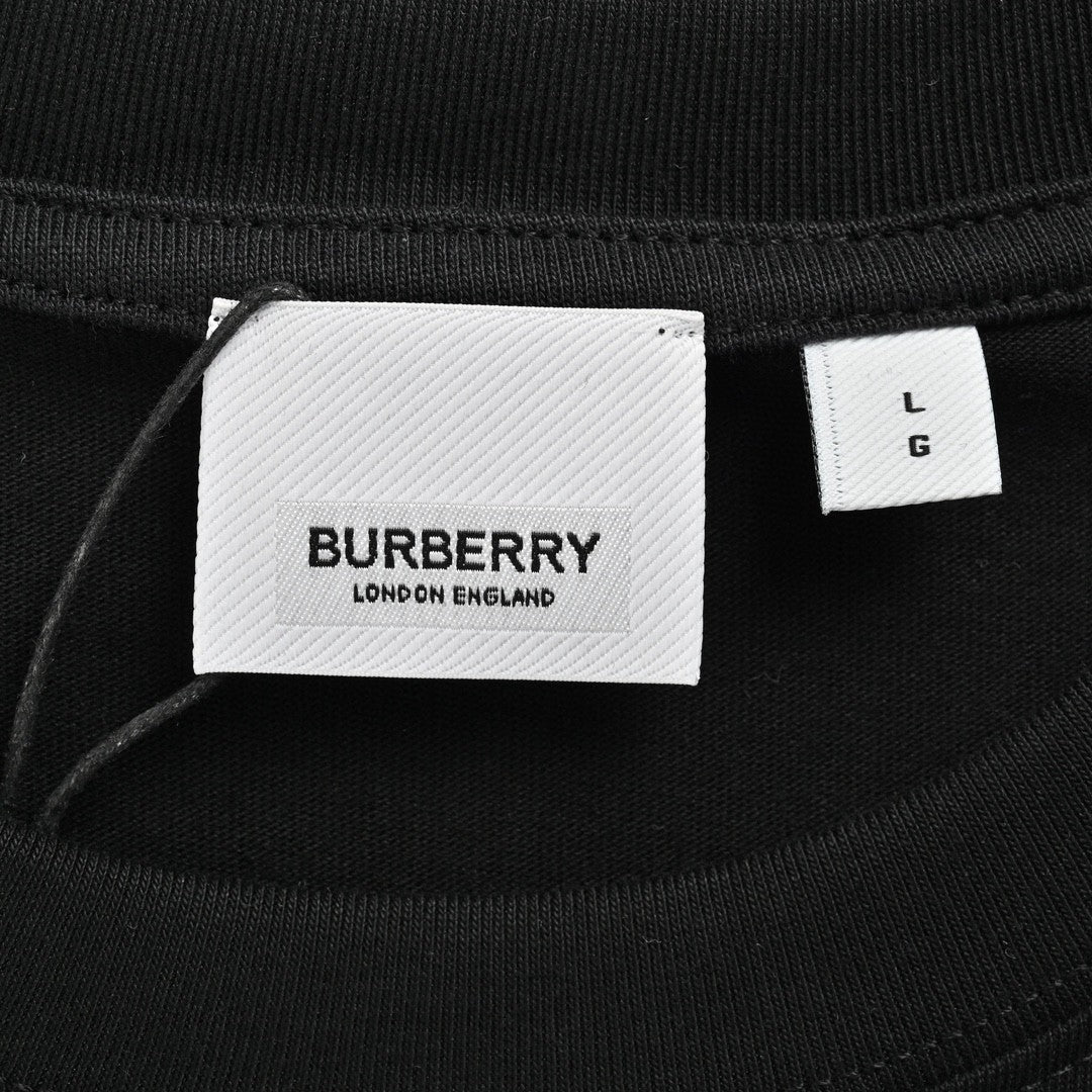 Burberry Knight Logo Black T-Shirt