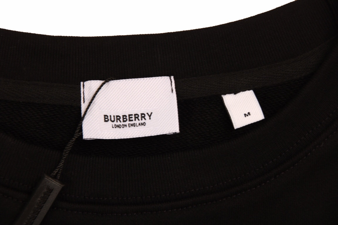 Burberry Black Sweatshirt with Logo