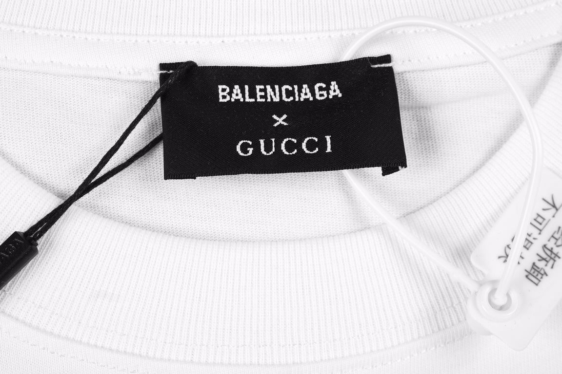 Balenciaga Gothic Logo T-Shirt - White