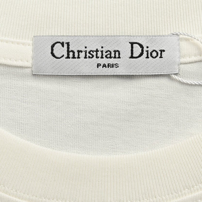 Dior White T-Shirt with Bold Logo