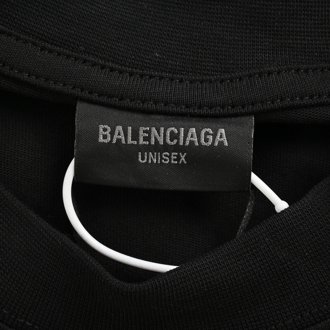 Ba*len*cia*ga oversized '8' logo t-shirt (black)