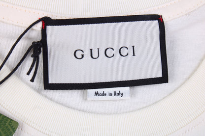 Gucci Cities Block Letter T-Shirt - White