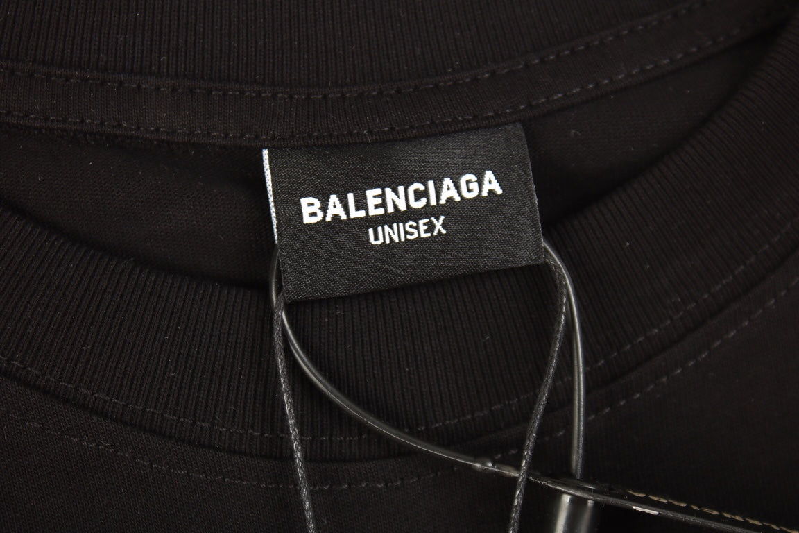 Balenciaga Allover Logo Print T-Shirt