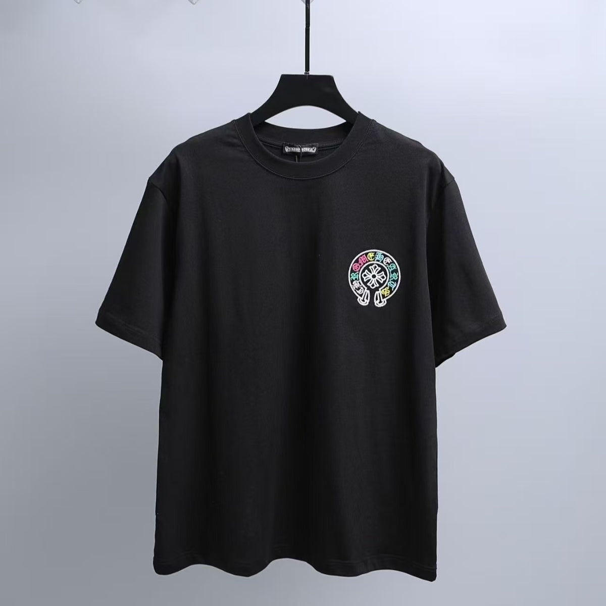 Chrome Hearts Classic Crewneck T-Shirt in Black Multicolor