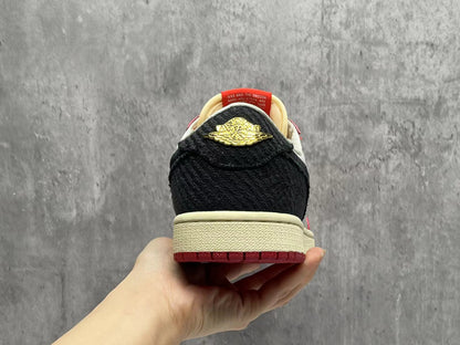 Air Jordan 1 Low "Black/Red"